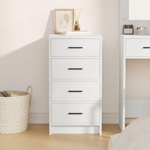 Sideboard Hvid 40x41x75 cm Konstrueret Træ