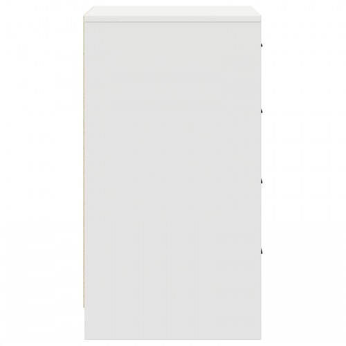 Sideboard Hvid 40x41x75 cm Konstrueret Træ