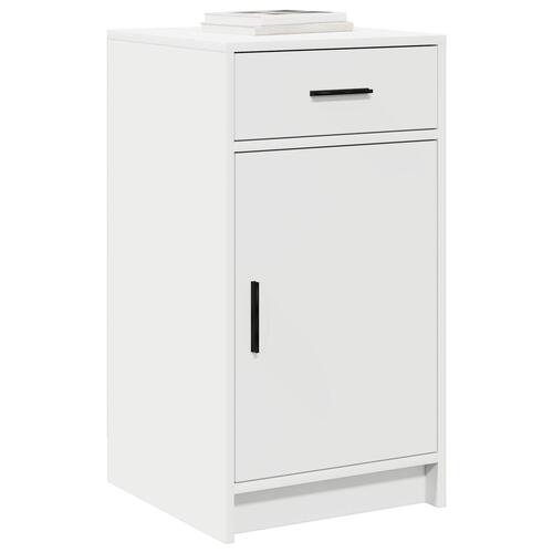 Skab Hvid 40x41x75 cm Ingeniørtræ
