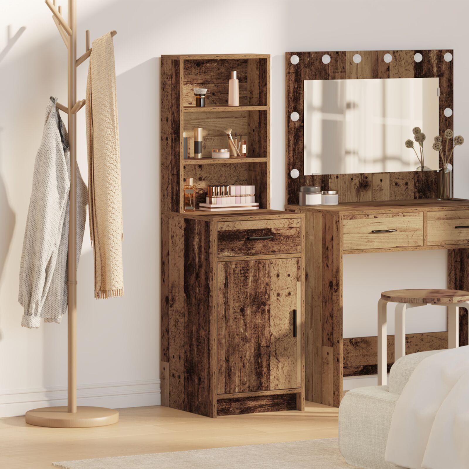 Highboard Gammelt træ 40 x 40,5 x 135 cm Konstrueret træ