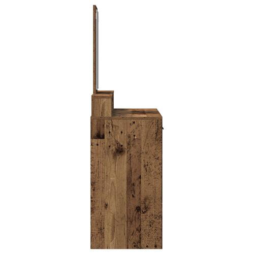 Dressing Table med Skuffer Gamle Træ 100x41x140 cm