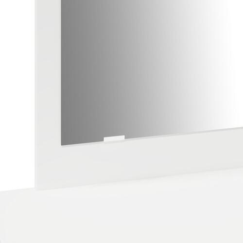 Væghængt Makeupbord Hvid 100x40x70 cm