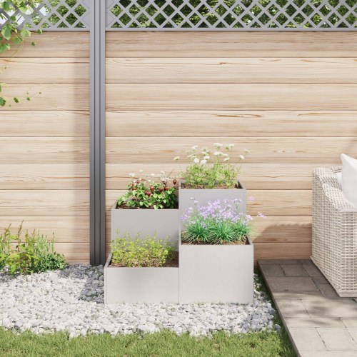 Haveplantekasse 80x80x60 cm Rustfrit Stål