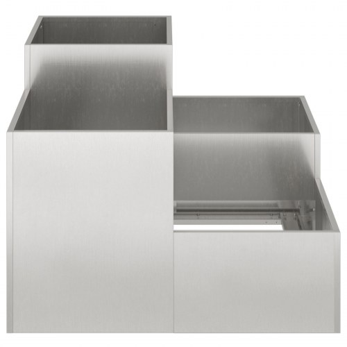 Haveplantekasse 80x80x60 cm Rustfrit Stål