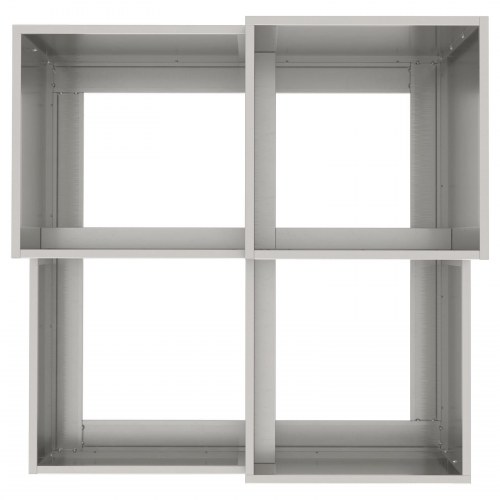 Haveplantekasse 80x80x60 cm Rustfrit Stål