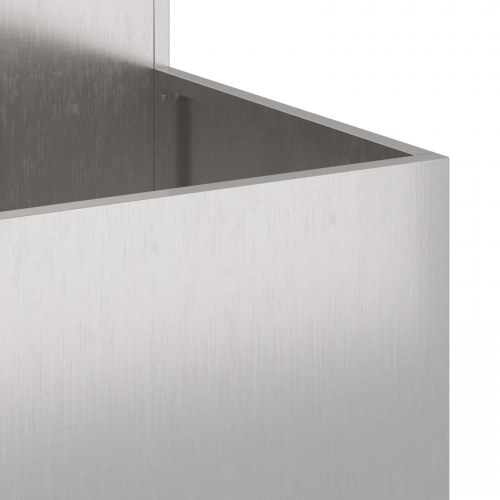 Haveplantekasse 80x80x60 cm Rustfrit Stål