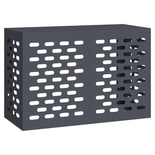 Airconditionbetræk Antracitgrå 90x40x60 cm Stål