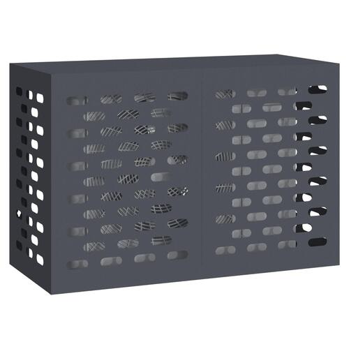 Airconditionbetræk Antracitgrå 90x40x60 cm Stål