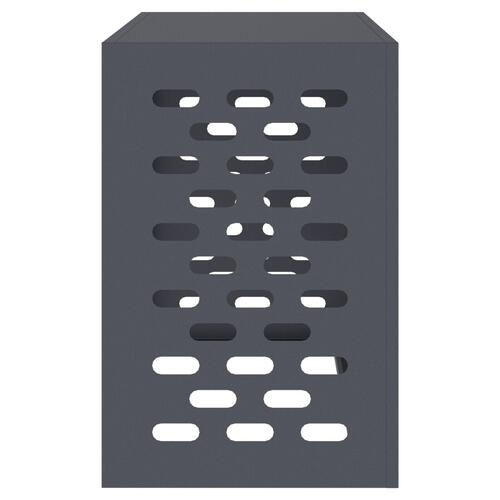Airconditionbetræk Antracitgrå 90x40x60 cm Stål