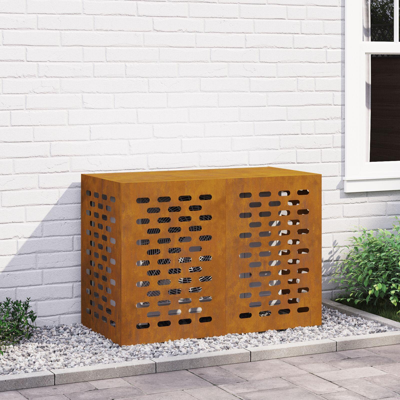 Air Conditioner Cover Rusten 100 x 50 x 70 cm Forvitret stål