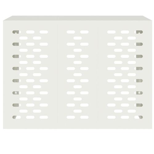 Airconditioncover Hvid 110x50x80 cm Stål
