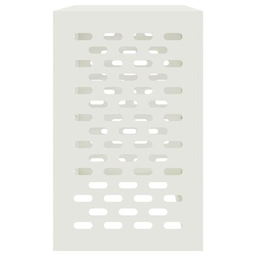 Airconditioncover Hvid 110x50x80 cm Stål