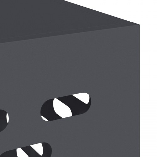Aircondition Cover i antracitgrå 110x50x80 cm i stål