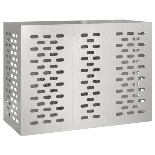 Air Conditioner Cover 110x50x80 cm Rustfrit Stål