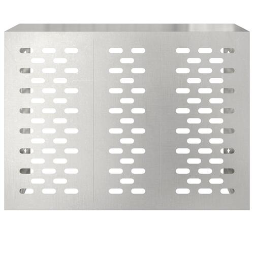 Air Conditioner Cover 110x50x80 cm Rustfrit Stål