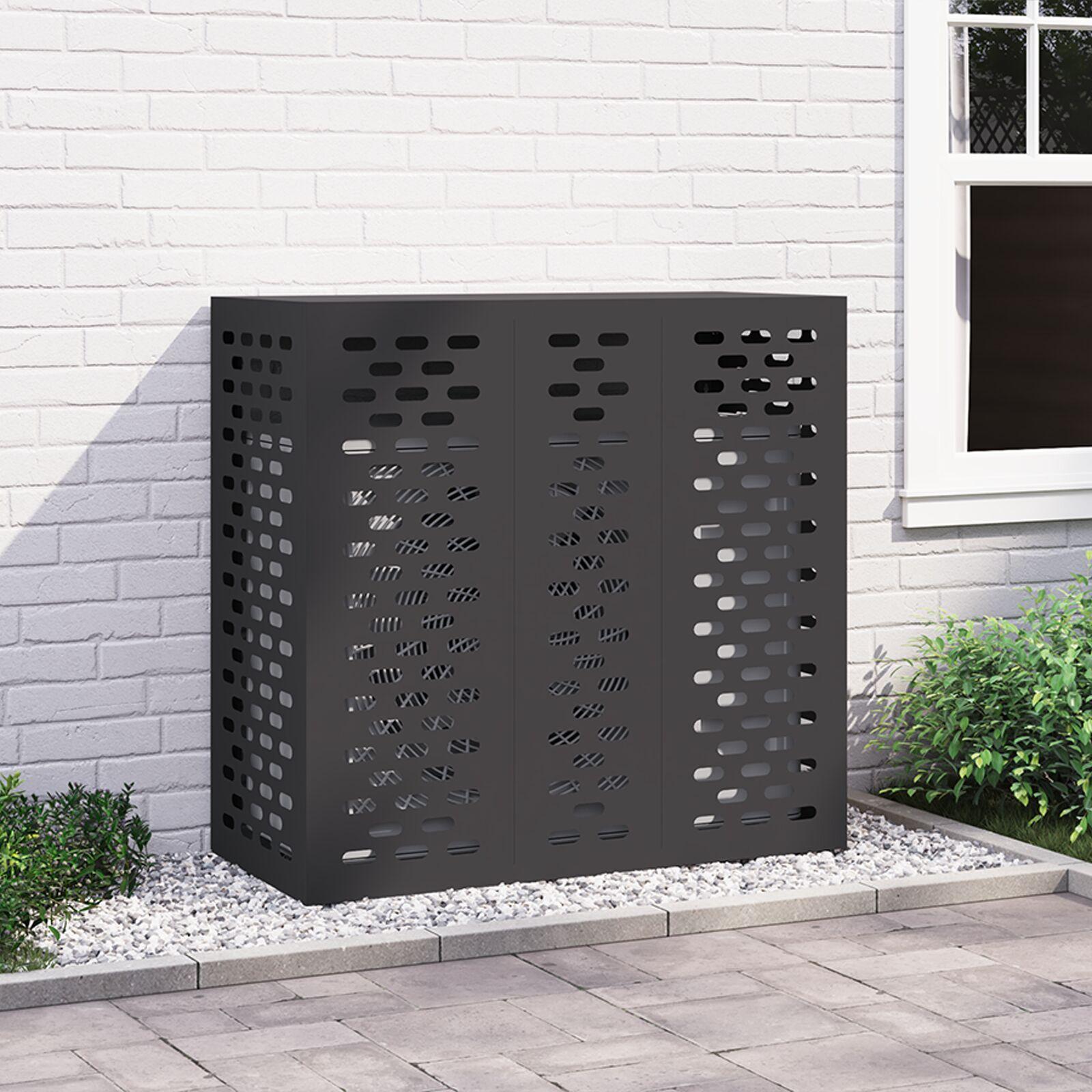Aircondition Cover - Sort, 110 x 50 x 105 cm