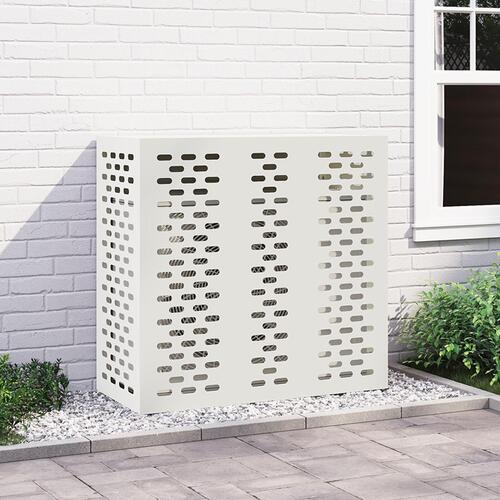 Aircondition Dække Hvid 110x50x105 cm Stål