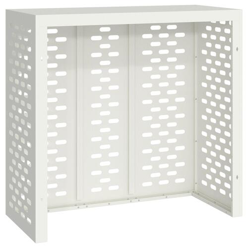 Aircondition Dække Hvid 110x50x105 cm Stål