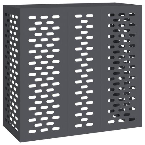 Airconditioner Dæksel Antracitgrå 110x50x105 cm Stål