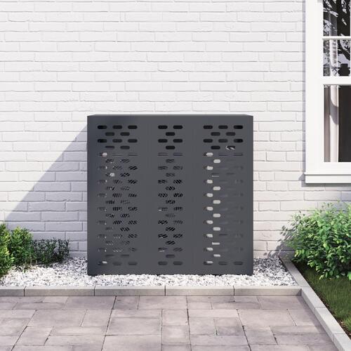 Airconditioner Dæksel Antracitgrå 110x50x105 cm Stål