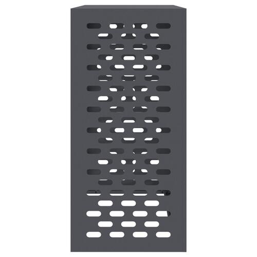 Airconditioner Dæksel Antracitgrå 110x50x105 cm Stål