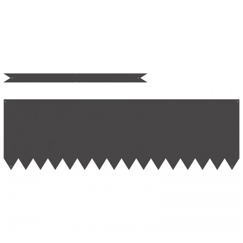 Plænekanter 20 stk Sort 100x0,5x30 cm Stål