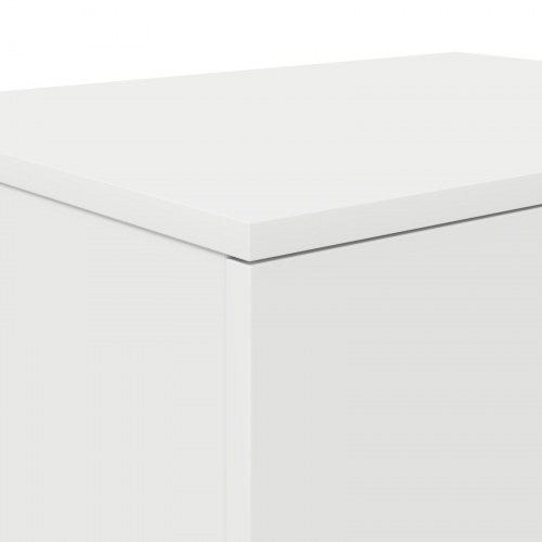 Opbevaringsskab Hvid 127x41x40 cm Konstrueret Træ
