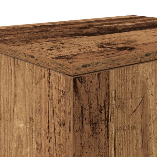 Opbevaringsskab Gamle Træ 127x41x40 cm Ingeniørtræ