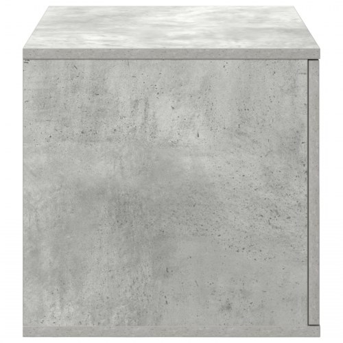 Opbevaringsskab Beton Grå 118x41x40 cm Ingeniør Træ