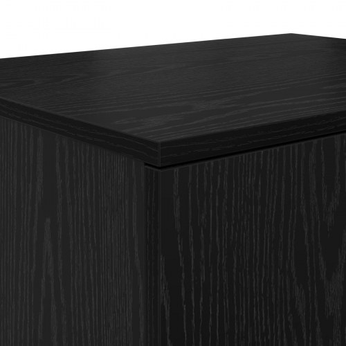 Sort Opbevaringsskab 103x41x40 cm i konstrueret træ