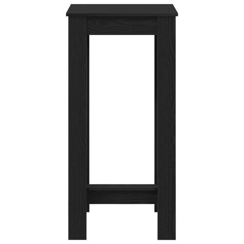 Bar Bord Sort egetræ Konstrueret træ 51x50x103,5 cm