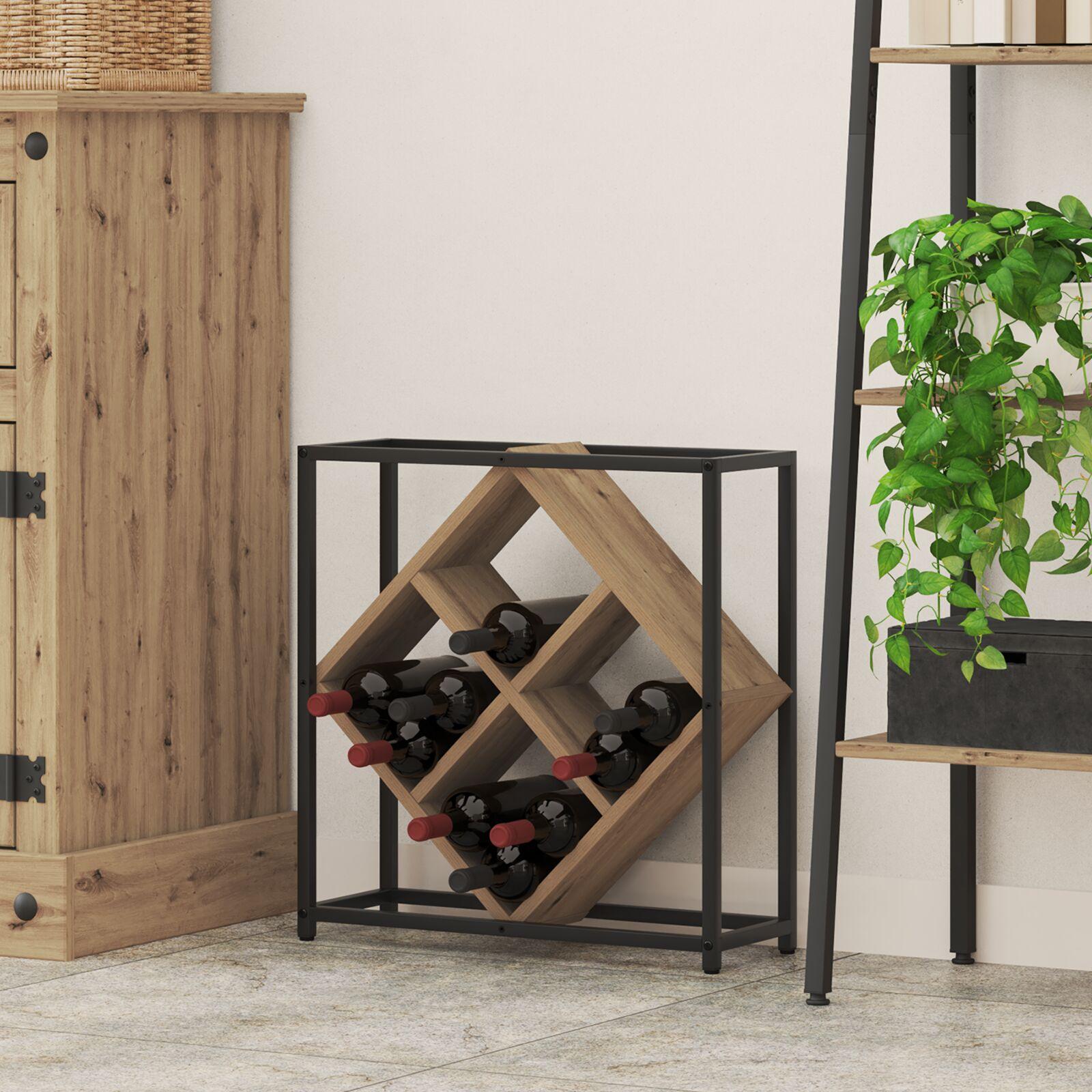 Vinfad artisan eg 51 x 18 x 52.5 cm Konstrueret træ