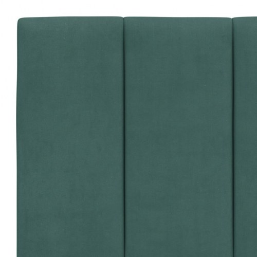 Sengeramme Hanko 200 x 200 cm - mørkegrøn fløjl