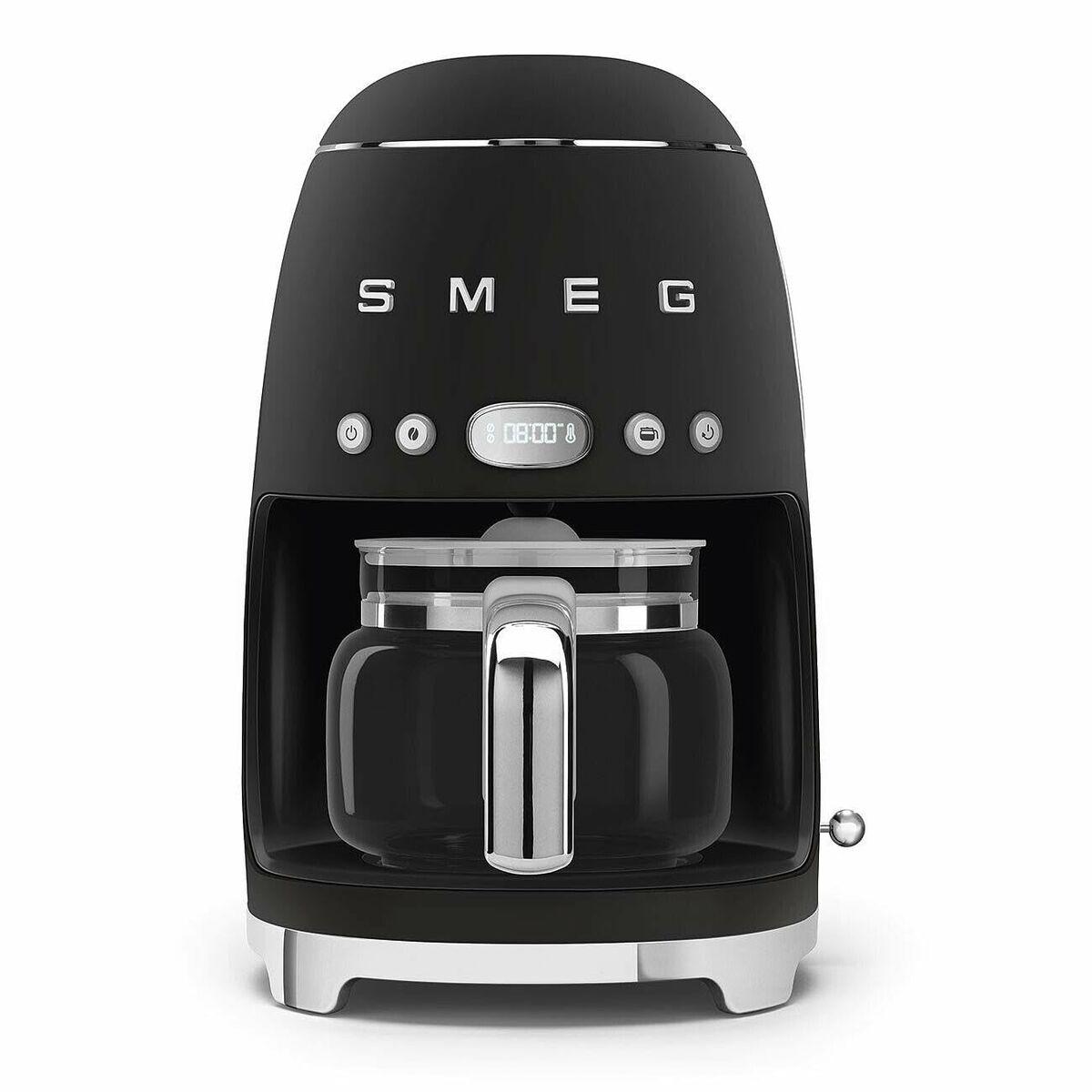 Drip Coffee Machine Smeg DCF02BLMEU 1050 W Mat bagpå