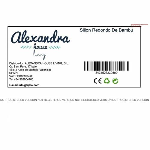 Lænestol Alexandra House Living Brun (OUTLET A)