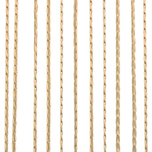 Trådgardiner 2 stk. 140 x 250 cm beige