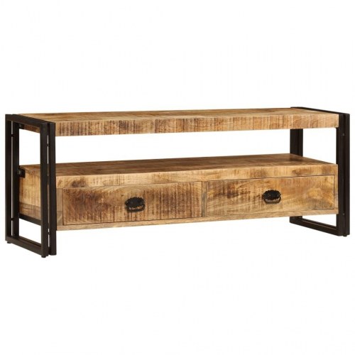 Tv-skab 120x35x45 cm massivt mangotræ