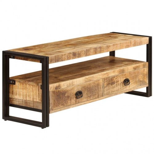 Tv-skab 120x35x45 cm massivt mangotræ