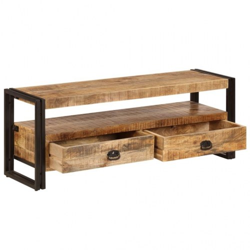 Tv-skab 120x35x45 cm massivt mangotræ