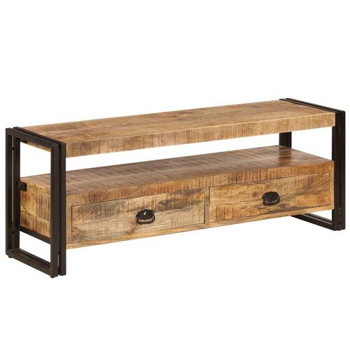 Tv-skab massivt mangotræ 120 x 35 x 45 cm