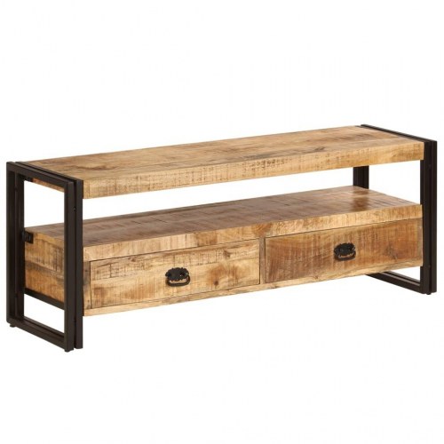 Tv-skab 120x35x45 cm massivt mangotræ