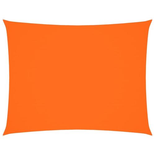 Solsejl 3x6 m rektangulær oxfordstof orange