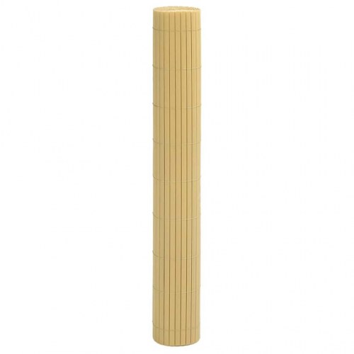Havehegn dobbeltsidet 1,8 × 3 m i PVC - gul privatlivsafskærmning
