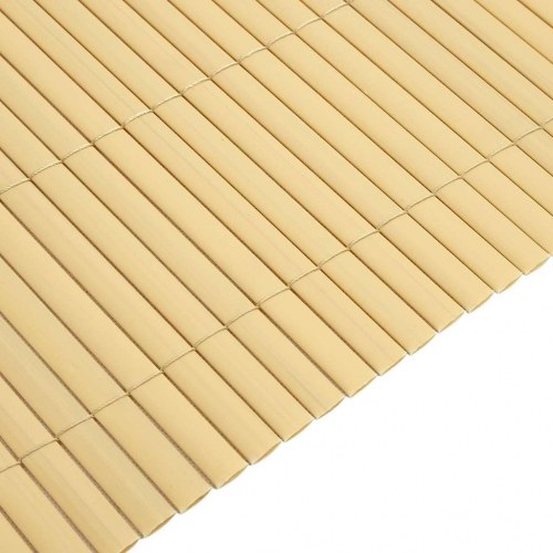 Havehegn dobbeltsidet 1,8 × 3 m i PVC - gul privatlivsafskærmning