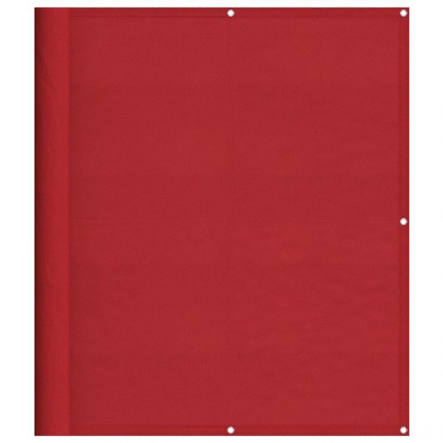 Altanafskærmning 120 × 1.000 cm - 100 % polyester, rød
