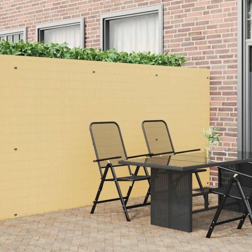 Havehegn dobbeltsidet 1,8 x 5 m i PVC gul