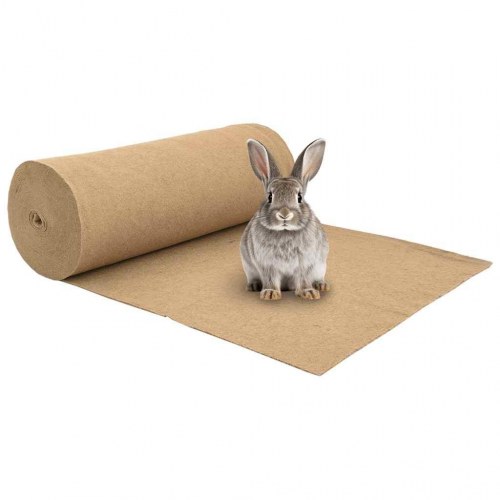 Hampemåtte til gnavere 1 × 25 m - 5 mm, 100 % hamp