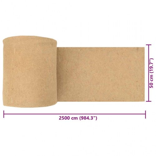 Hampemåtte til gnavere 0,5 × 25 m - 5 mm, 100 % hamp