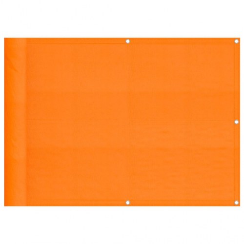 Altanafskærmning 75 × 700 cm - 100 % polyester, orange