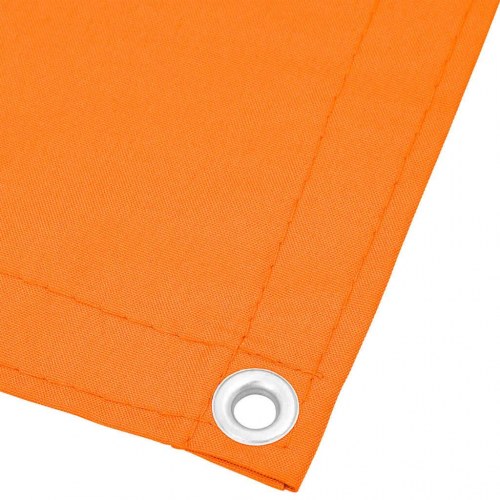 Altanafskærmning 75 × 700 cm - 100 % polyester, orange